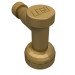 4599b - Pearl Gold - Tap 1 x 1 without Hole in Spout