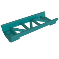 26022 - Vehicle Track, Roller Coaster Straight 8L - Dark Turquoise