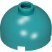 30367c - Dark Turquoise - Brick Round 2 x 2 Dome Top, Hollow Stud