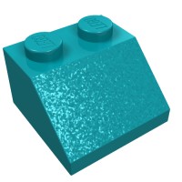 3039 - Slope 45Â° 2 x 2 - Dark Turquoise
