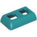 65753 - Minifig Hipwear Skirt Short, Angular - Dark Turquoise