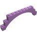 14707 - Medium Lavender - Brick Arch 1 x 12 x 3 Raised Arch
