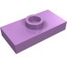 15573 - Medium Lavender - Plate Special 1 x 2 with 1 Stud with Groove and Inside Stud Holder (Jumper)