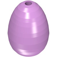 24946 - Food Egg with 1.5mm Hole [Plain] - Medium Lavender