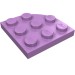30357 - Plate Round Corner 3 x 3 - Medium Lavender