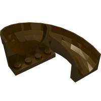 11267 - Slide Curved 180Â° - Dark Brown