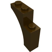 13965 - Brick Arch 1 x 3 x 3 [Gothic] - Dark Brown