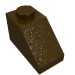 3040b - Slope 45Â° 2 x 1 with Bottom Pin - Dark Brown