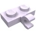 11476 - Plate Special 1 x 2 with Clip Horizontal on Side - Lavender