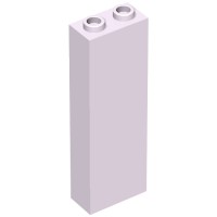 2454b - Brick 1 x 2 x 5 with Hollow Studs - Lavender