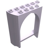 35565 - Panel 2 x 6 x 6 with Gothic Arch - Lavender