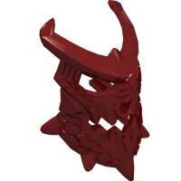 11287 - Large Figure Mask, Pyrox - Dark Red