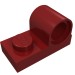 11458 - Dark Red - Plate Special 1 x 2 with Pin Hole on Top