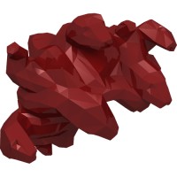 12889 - Hair Entwined Snakes (Medusa) - Dark Red