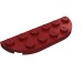 18980 - Dark Red - Plate Round Corners 2 x 6 Double