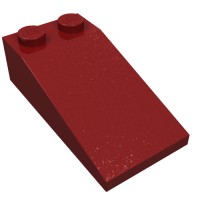 30363 - Slope 18Â° 4 x 2 - Dark Red