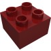 3437 - Duplo Brick 2 x 2 - Dark Red