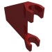 44676 - Flag 2 x 2 Trapezoid with Flat Area between Clips - Dark Red