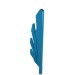 11091 - Dark Azure - Creature Body Part, Wing 9L with Stylized Feathers