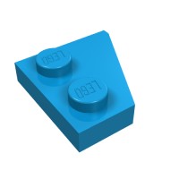 24299 - Wedge Plate 2 x 2 Left - Dark Azure