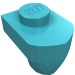 15070 - Medium Azure - Plate Special 1 x 1 with Vertical Tooth