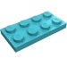 3020 - Plate 2 x 4 - Medium Azure