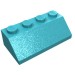 3037 - Slope 45Â° 2 x 4 - Medium Azure