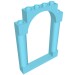 40066 - Panel 1 x 6 x 7 with 2 Columns and Arch - Medium Azure