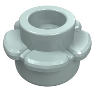 24866 - Plant, Flower, Plate Round 1 x 1 with 5 Petals - Light Aqua
