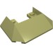 13269 - Wedge Sloped 45Â° 6 x 4 Double / 33Â° [Train Roof] - Olive Green