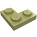 2420 - Plate 2 x 2 Corner - Olive Green