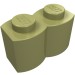 30136 - Brick Special 1 x 2 Palisade [aka Log] - Olive Green