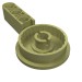 44225 - Olive Green - Technic Rotation Joint Disk with Pin and 3L Beam Thick