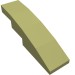 11153 - Olive Green - Slope Curved 4 x 1 No Studs [Stud Holder with Symmetric Ridges]