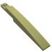 13731 - Olive Green - Brick Curved 10 x 1 [Symmetric Inside Ridges]