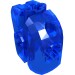 11270 - Large Figure Head with Handle - Trans-Dark Blue