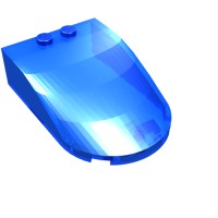 18973 - Windscreen 6 x 4 x 1 Curved - Trans-Dark Blue
