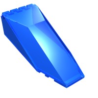 2507 - Windscreen 10 x 4 x 2 1/3 Canopy - Trans-Dark Blue