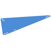 57046c - Science & Technology Panel - Curved - Trans-Dark Blue
