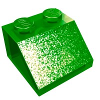 3039 - Slope 45Â° 2 x 2 - Trans-Green