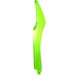 11305 - Large Figure Weapon Blade, Curved Tip with Axle - Trans-Bright Green