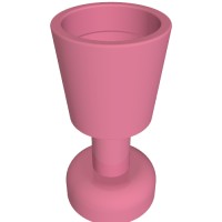 2343 - Equipment Goblet / Glass - Medium Dark Pink