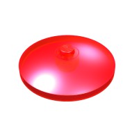 3960 - Dish 4 x 4 Inverted [Radar] - Trans-Red