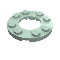 11833 - Plate Round 4 x 4 with 2 x 2 Round Opening - Sand Green