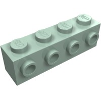 30414 - Brick Special 1 x 4 with 4 Studs on One Side - Sand Green