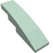 11153 - Sand Green - Slope Curved 4 x 1 No Studs [Stud Holder with Symmetric Ridges]
