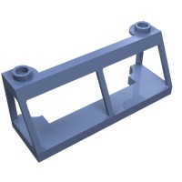 13760 - Windscreen 2 x 6 x 2 Train without Glass - Sand Blue