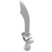 43887 - Chrome Silver - Weapon Sword / Scimitar