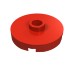 18674 - Red - Plate Special Round 2 x 2 with Center Stud (Jumper Plate)