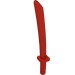 21459 - Red - Weapon Sword / Katana / Shamshir with Capped Pommel [Square Guard]
